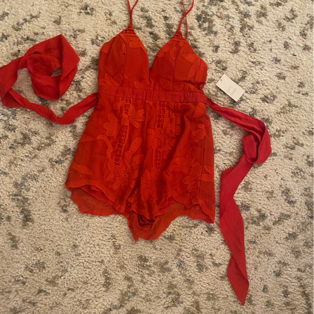 Red romper
